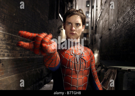 Spider Man 2 Anno: 2004 USA Tobey Maguire Direttore: Sam Raimi Foto Stock