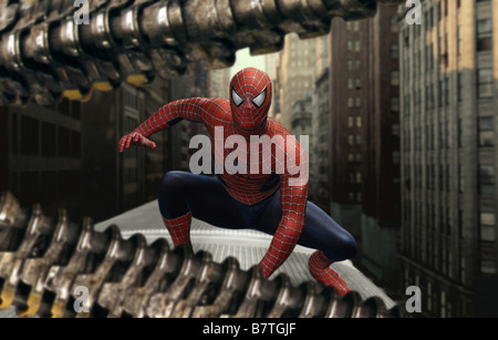 Spider Man 2 Anno: 2004 USA Tobey Maguire Direttore: Sam Raimi Foto Stock