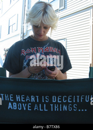 Asia Argento Asia Argento Asia Argento en tant que réalisatrice sur le film 'le livre de Jérémie', 'l'ingannevole è il cuore più di ogni cosa" 2004 - uk usa realisateur : Asia Argento Foto Stock