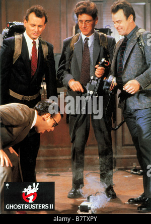 Ghostbusters II anno: 1989 USA Direttore: Ivan Reitman Rick Moranis, Bill Muray, Dan Aykroyd e Harold Ramis Foto Stock