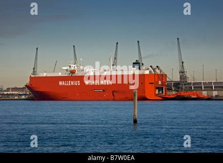 Nave da carico, Southampton, Hampshire, Inghilterra Foto Stock