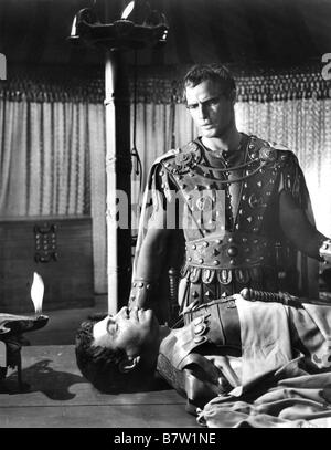 Jules César Julius Caesar Anno: 1953 USA Marlon Brando e James Mason Direttore : Giuseppe L. Mankiewicz Foto Stock