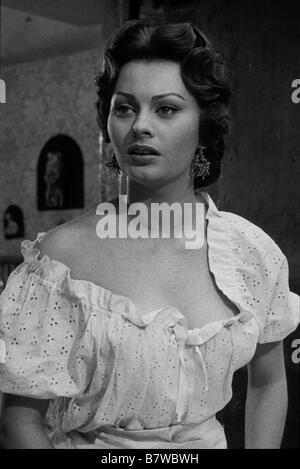 L'Oro di Napoli Anno: 1954 Italia Sophia Loren Direttore : Vittorio De Sica Foto Stock