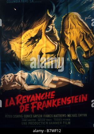 La Revanche de Frankenstein la vendetta di Frankenstein Anno: 1958 - Regno Unito Affiche, Poster Direttore: Terence Fisher Foto Stock