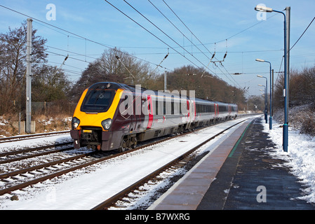 AXC Voyager capi sud attraverso Longbridge con un Glasgow Plymouth servizio su 04 02 09 Foto Stock