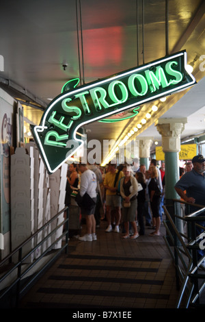 Stati Uniti d'America, Washington, Seattle, del Mercato di Pike Place Foto Stock