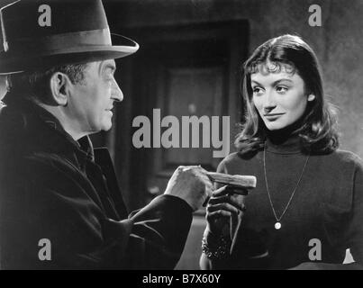 L'homme qui regardait passer les treni uomo che hanno guardato i treni passano, l'anno: 1953 - REGNO UNITO Claude Rains , Anouk Aimée Direttore: Harold francese Foto Stock