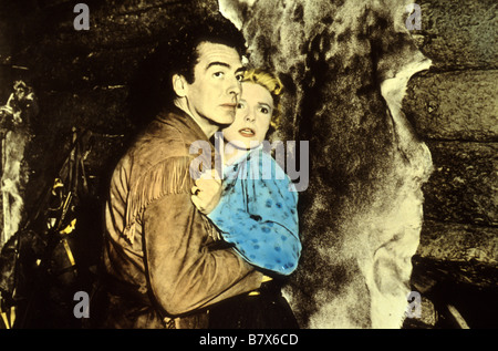 La carica tuniques des bleus l'ultima frontiera Anno: 1955 USA Victor Mature , Anne Bancroft Direttore: Anthony Mann Foto Stock