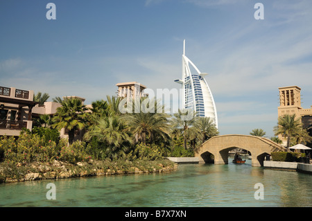 Madinat Jumeirah a Dubai, Emirati Arabi Uniti Foto Stock