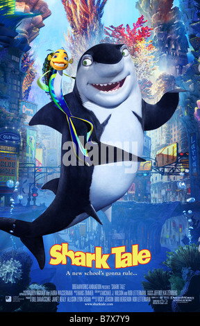 Le gang des requins Shark Tale / Sharkslayer Anno: 2004 USA animazione affiche, poster produzione : Walt Disney Direttore: Bibo Bergeron Vicky Jenson Foto Stock