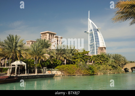 Madinat Jumeirah a Dubai, Emirati Arabi Uniti Foto Stock