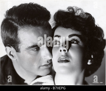 Ritratto in studio per il film un posto al sole Anno: 1951 USA Montgomery Clift, Elizabeth Taylor (Liz Taylor), Direttore: George Stevens Foto Stock