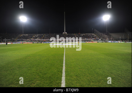 Artemio Franchi Stadium Vista generale 30 settembre 2008 Football UEFA Champions League 2008 2009 Fiorentina Italia vs Steaua Bucuresti Bucarest 0 0 Artemio Franchi Stadium Firenze Italia Foto di Enrico Calderoni AFLO Foto Stock