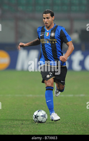 Ricardo Quaresma Inter 1 OTTOBRE 2008 calcio UEFA Champions League Gruppo B prima gamba match tra Inter e Milan e Werder Brema presso lo stadio San Siro di Milano Italia Foto di Enrico Calderoni AFLO SPORT 0391 Foto Stock