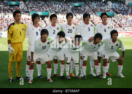 Nagoya Grampus team linea di gruppo fino al 13 ottobre 2008 Football Principe Takamado Trofeo tutto il Giappone la gioventù U 18 campionato di calcio tra Urawa Reds gioventù 9 1 Nagoya Grampus U18 a Saitama Stadium 2002 Saitama Giappone Foto di YUTAKA AFLO SPORT 1040 Foto Stock