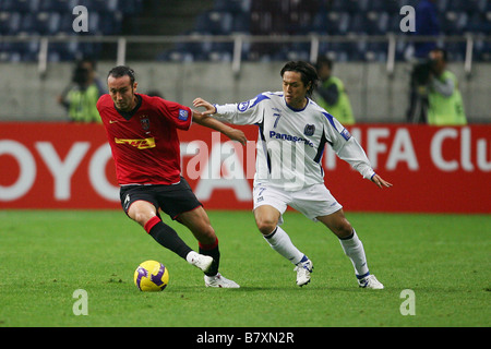 L a R Marcus Tulio Tanaka Rossi Yasuhito Endo Gamba 22 ottobre 2008 Football AFC Champions League 2008 Semi finale tra Urawa Foto Stock