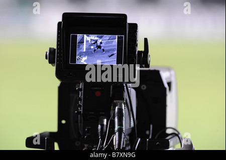 La telecamera 25 ottobre 2008 Football vista generale italiano di match tra Siena e Catania All'Artemio Franchi stadium di Siena Foto Stock