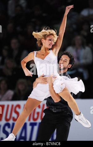 Tanith Belbin Benjamin Agosto USA 26 ottobre 2008 di Pattinaggio di Figura ISU Grand Prix di Pattinaggio di figura 2008 2009 2008 Skate America mostra a Comcast Arena Everett USA FOTO DI Daiju Kitamura AFLO SPORT 1045 Foto Stock