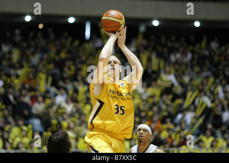 Tyler Smith Sunrockers 12 gennaio 2009 Basket imperatori 84CUP settantacinquesimo imperatrice CUP tutto il Giappone campionato di pallacanestro del Mens 2009 partita finale tra AISIN cavallucci marini 65 48 HITACHI Sunrockers al 1° Yoyogi Palestra Tokyo Giappone Foto di Akihiro Sugimoto AFLO SPORT 1080 Foto Stock