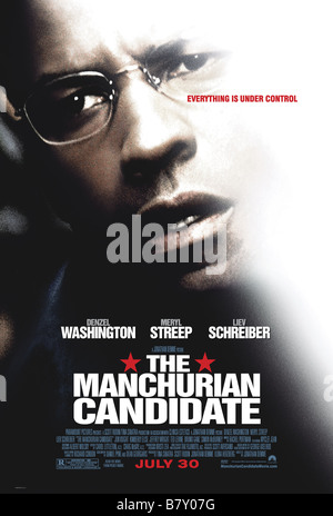 Il Candidato Manchurian Anno: 2004 USA Direttore: Jonathan Demme poster (USA) Foto Stock