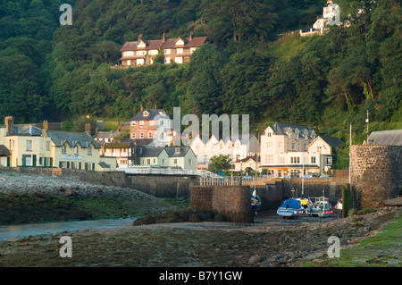 Porto di Lynmouth Devon di sunrise Foto Stock