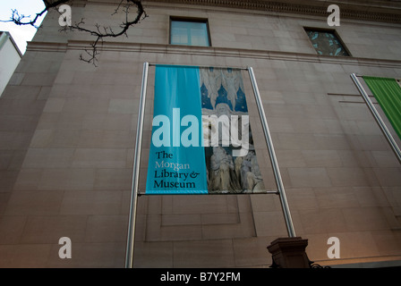 La Morgan Library su Madison Avenue a New York Foto Stock