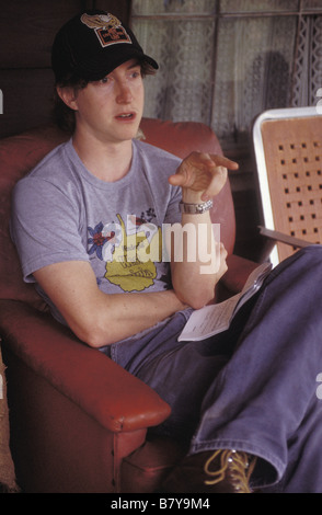 David Gordon Green David Gordon Green David Gordon Green tournage sul set L'autre rive, risacca Anno: 2004 USA Director : David Gordon Green Foto Stock