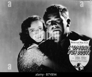 Ombra di dubbio Anno: 1943 USA Teresa Wright , Macdonald Carey Direttore: Alfred Hitchcock Foto Stock