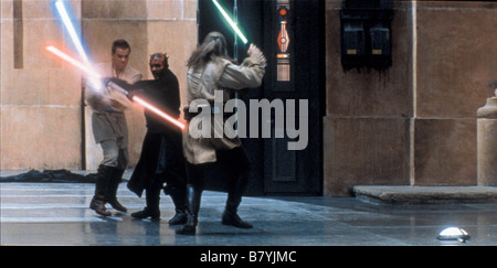 Star Wars: Episodio I - La minaccia fantasma Anno: 1999 USA Ewan McGregor, Ray Park, Liam Neeson Direttore: George Lucas Foto Stock