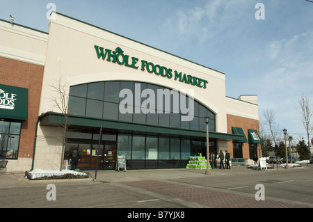 Whole Foods Market store in Rochester Hills Michigan STATI UNITI Foto Stock