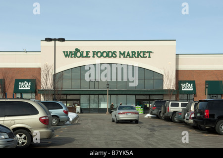 Whole Foods Market store in Rochester Hills Michigan STATI UNITI Foto Stock