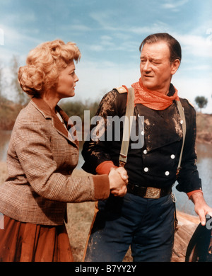 I soldati a cavallo Anno: 1959 USA John Wayne, Costanza Torri Direttore: John Ford Foto Stock