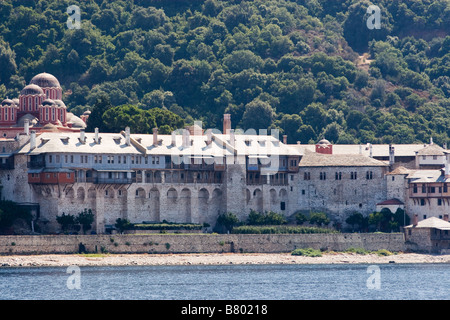 Xenophontos Monastero, sul Monte Athos, Grecia Foto Stock