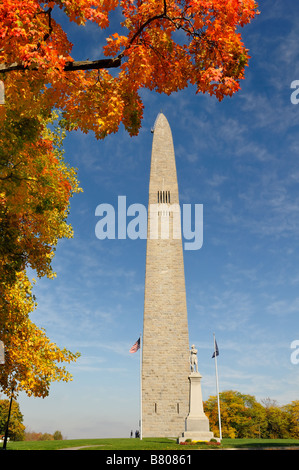 Il Bennington monumento in Bennington Vermont su un croccante di mattina di autunno Foto Stock