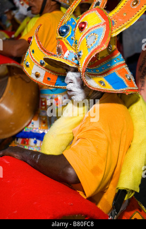 Junkanoo, la sezione Rhythm, Junkanoo, Boxing Day Parade, Nassau, Bahamas Foto Stock