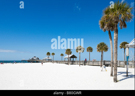Dal Molo presso Clearwater Beach, costa del Golfo della Florida, Stati Uniti d'America Foto Stock