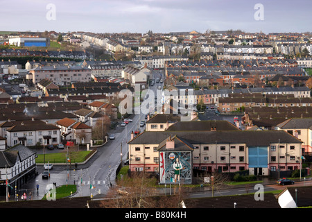 Bogside Londonderry Irlanda del Nord Foto Stock
