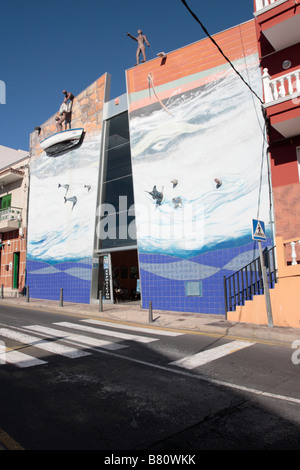 Il Museo de isole Pescadores a Puerto Santiago decorata da Bernard Romain Tenerife Canarie Spagna Foto Stock