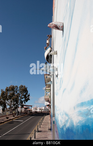 Il Museo de isole Pescadores a Puerto Santiago decorata da Bernard Romain Tenerife Canarie Spagna Foto Stock