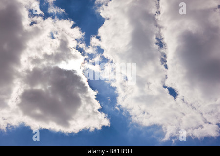 FLORIDA, Stati Uniti d'America - formazione delle nuvole oltre il parco nazionale delle Everglades. Foto Stock
