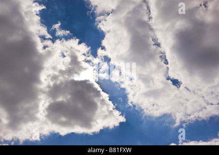 FLORIDA, Stati Uniti d'America - formazione delle nuvole oltre il parco nazionale delle Everglades. Foto Stock