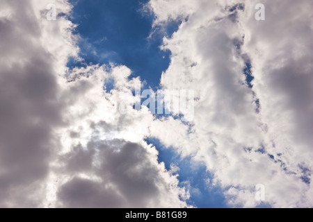 FLORIDA, Stati Uniti d'America - formazione delle nuvole oltre il parco nazionale delle Everglades. Foto Stock