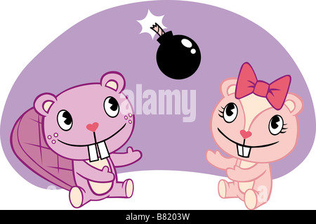 Happy Tree Friends Happy Tree Friends Anno: 2006 USA animazione Direttore: Rhode Montijo, Kenn Navarro Foto Stock