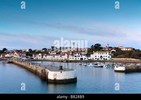 Porto di Socoa Pays Basque Francia Foto Stock