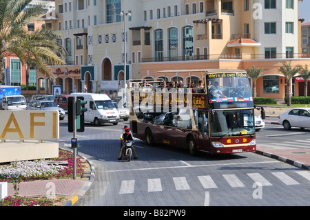Big Bus Tour società operante in Dubai Foto Stock