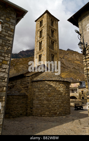 Chiesa romanica di Santa Eulàlia d'Erill la Vall, Vall de Boí, Spagna Foto Stock