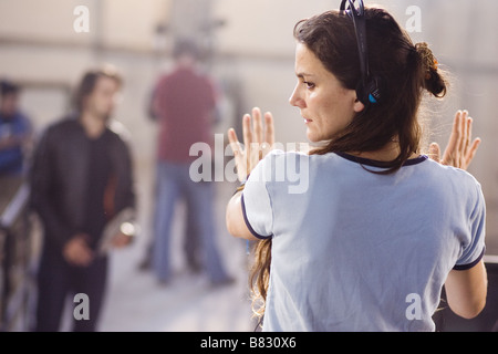 Direttore Katja von Garnier sul set di sangue e di cioccolato Anno: 2007 - REGNO UNITO / Germania / Romania Foto Stock