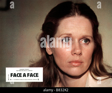 Ansikte mot ansikte Anno : 1976 Svezia Liv Ullmann Direttore: Ingmar Bergman Foto Stock