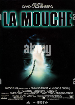 Il Fly Anno: 1986 - USA Direttore: : David Cronenberg film poster (Fr) Foto Stock