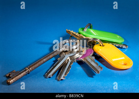 Mazzo di chiavi Foto Stock